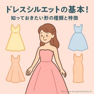 ドレスシルエットの基本！知っておきたい形の種類と特徴