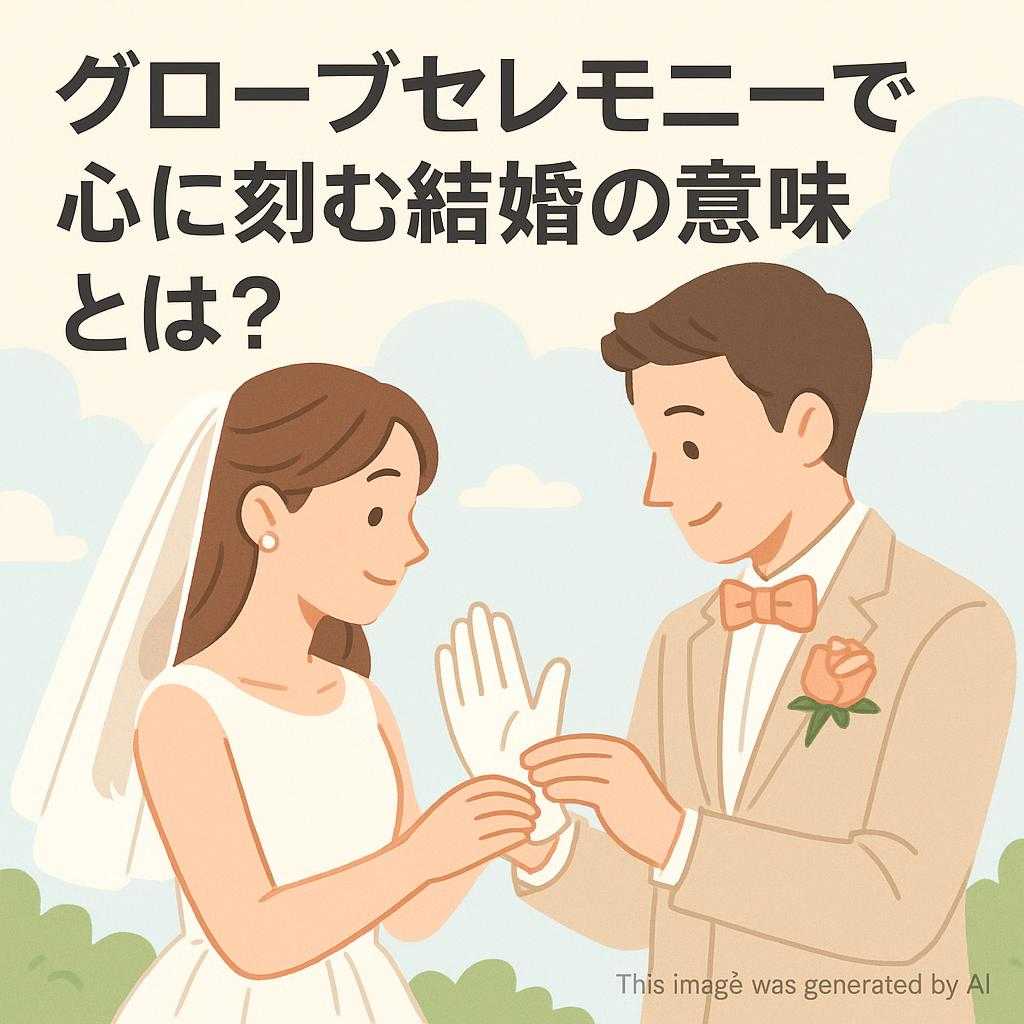 グローブセレモニーで心に刻む結婚の意味とは?