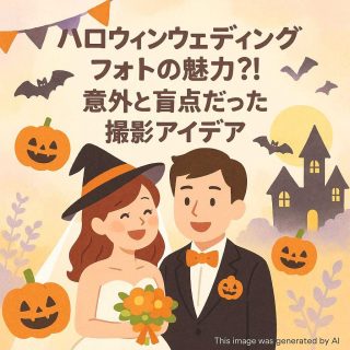 ハロウィンウェディングフォトの魅力?! 意外と盲点だった撮影アイデア