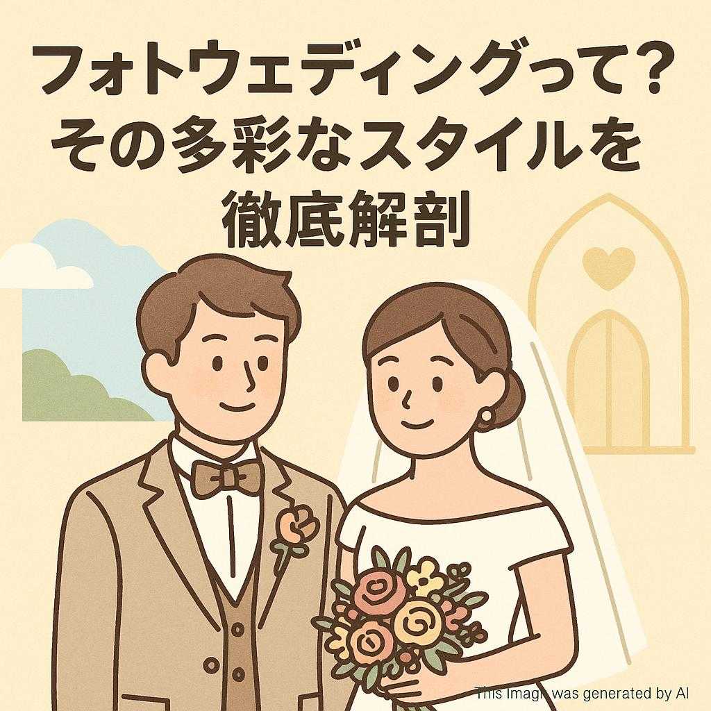 フォトウェディングって？その多彩なスタイルを徹底解剖