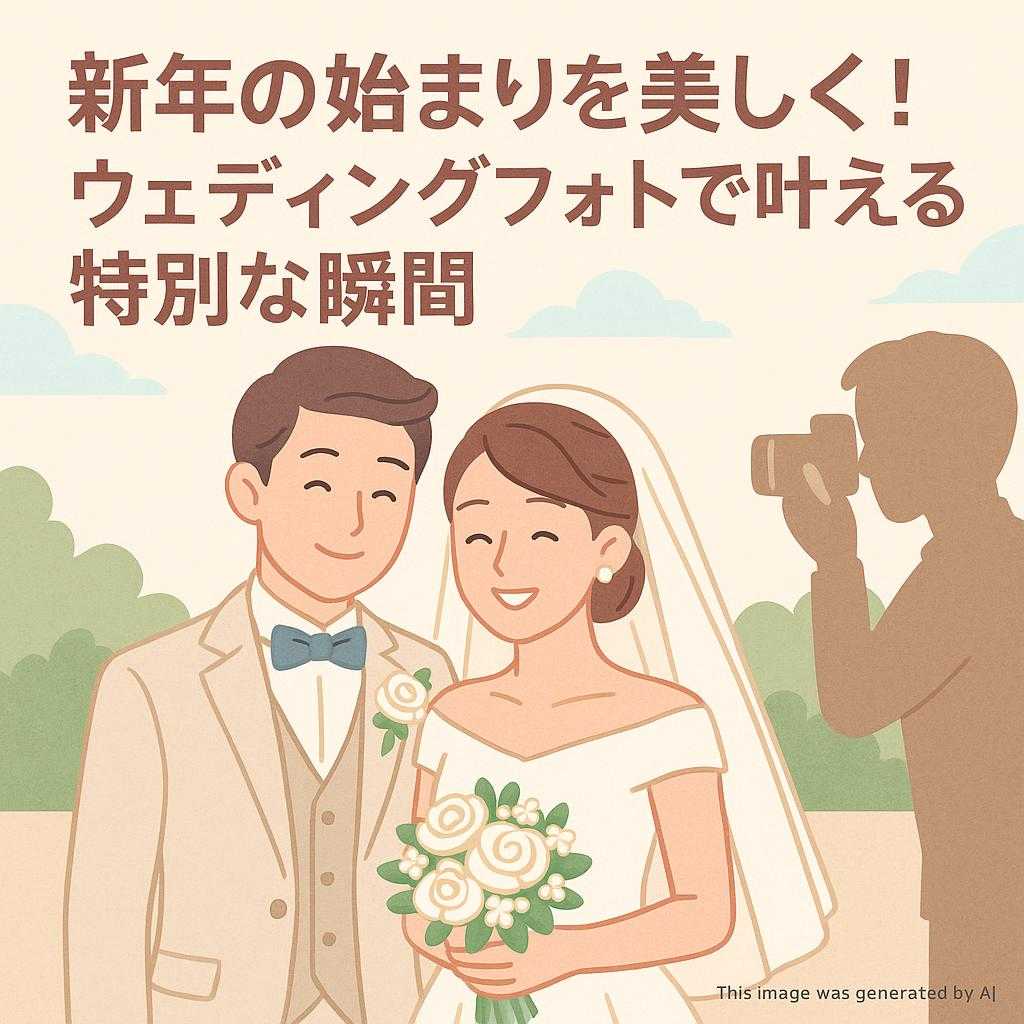 新年の始まりを美しく！ウェディングフォトで叶える特別な瞬間