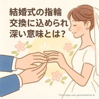 結婚式の指輪交換に込められた深い意味とは？