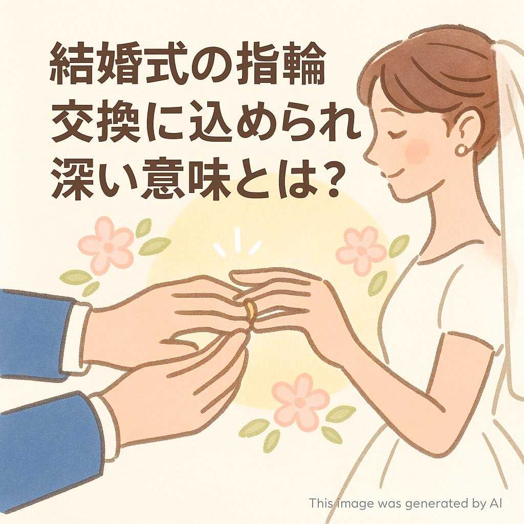 結婚式の指輪交換に込められた深い意味とは?