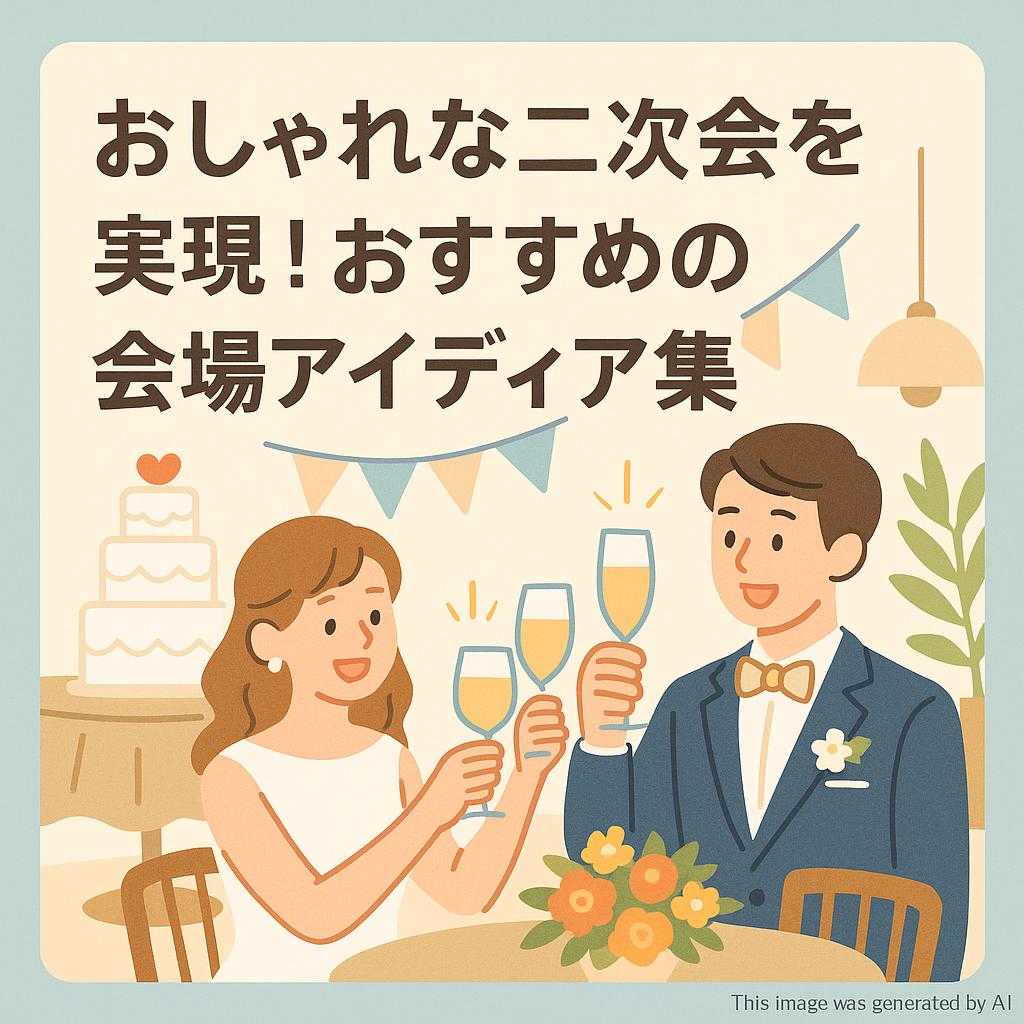 おしゃれな二次会を実現!おすすめの会場アイディア集