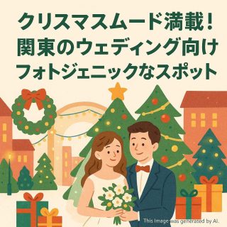 クリスマスムード満載！関東のウェディング向けフォトジェニックなスポット