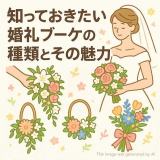 知っておきたい婚礼ブーケの種類とその魅力