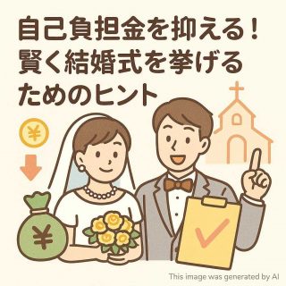 自己負担金を抑える！賢く結婚式を挙げるためのヒント