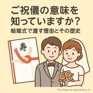 ご祝儀の意味を知っていますか？結婚式で渡す理由とその歴史