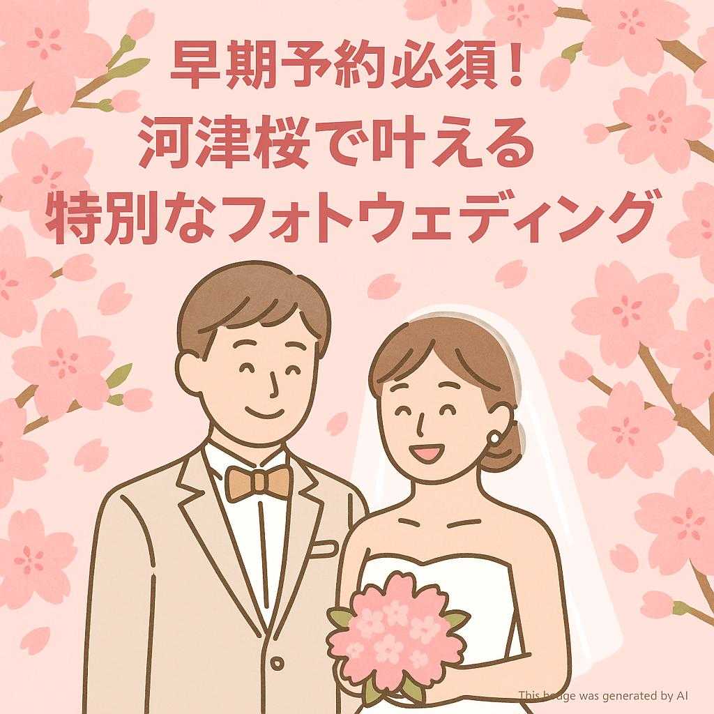 早期予約必須!河津桜で叶える特別なフォトウェディング
