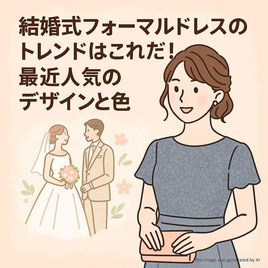結婚式フォーマルドレスのトレンドはこれだ！最近人気のデザインと色