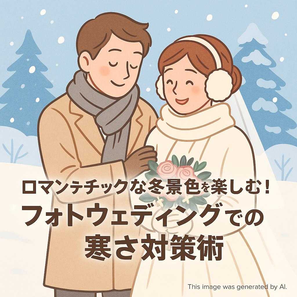 ロマンチックな冬景色を楽しむ!フォトウェディングでの寒さ対策術