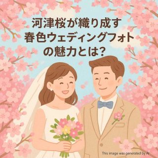 河津桜が織り成す春色ウェディングフォトの魅力とは？