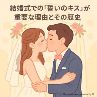 結婚式での「誓いのキス」が重要な理由とその歴史