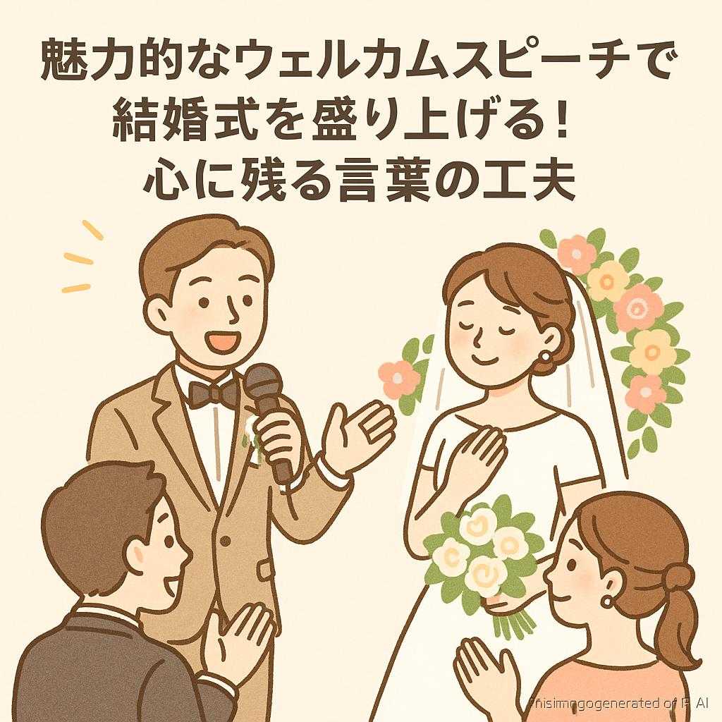 魅力的なウェルカムスピーチで結婚式を盛り上げる!心に残る言葉の工夫