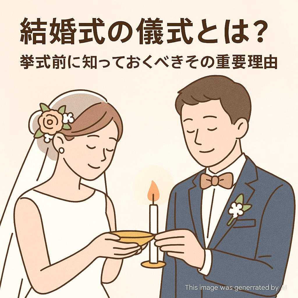 結婚式の儀式とは?挙式前に知っておくべきその重要な理由