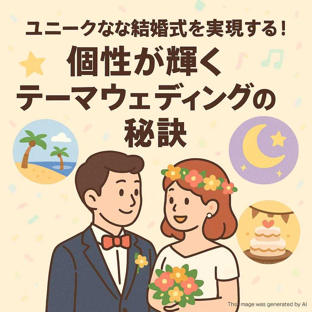 ユニークな結婚式を実現する！個性が輝くテーマウェディングの秘訣