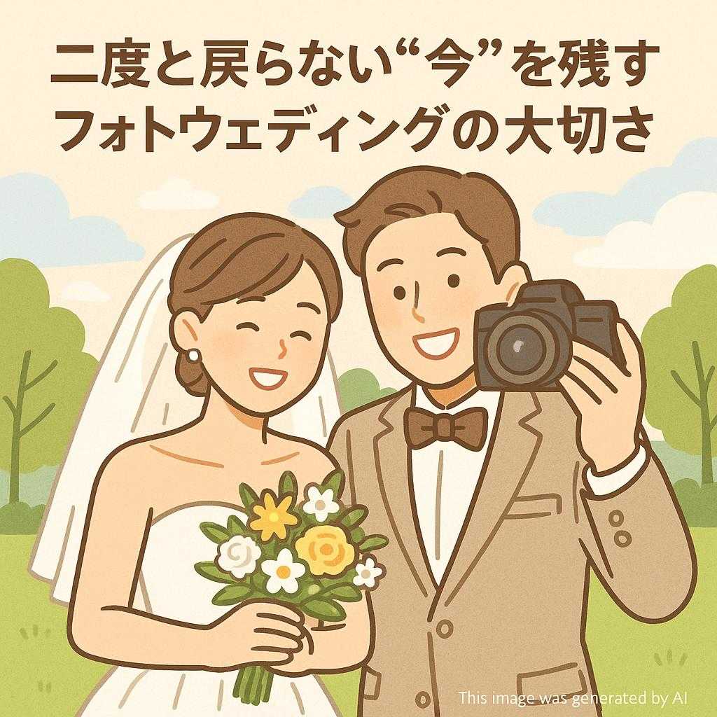 二度と戻らない“今”を残す フォトウェディングの大切さ