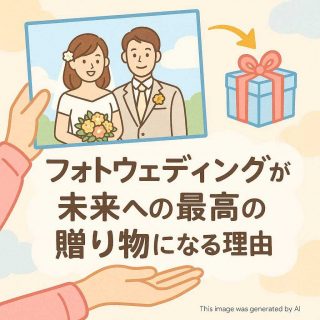 フォトウェディングが未来への最高の贈り物になる理由