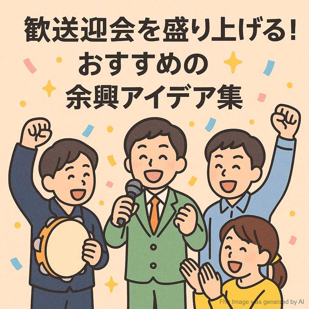 歓送迎会を盛り上げる!おすすめの余興アイデア集