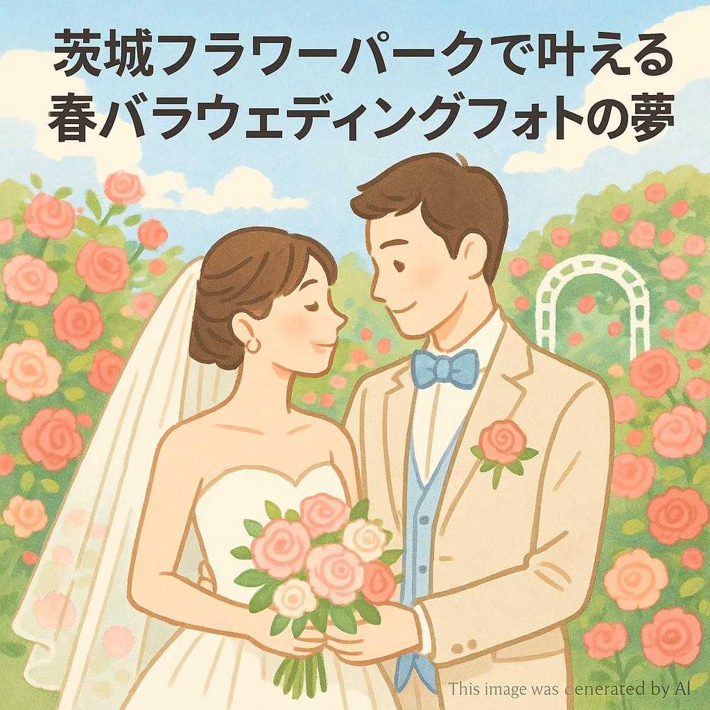 茨城フラワーパークで叶える春バラウェディングフォトの夢