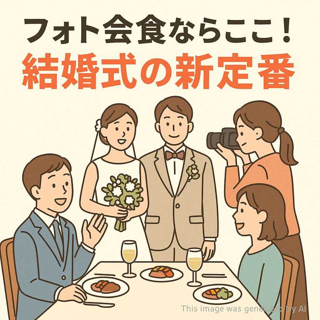 フォト会食ならここ！結婚式の新定番
