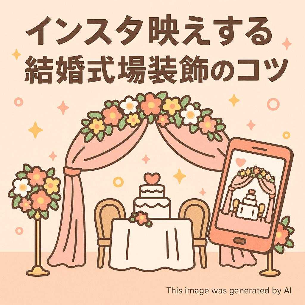 インスタ映えする結婚式場装飾のコツ
