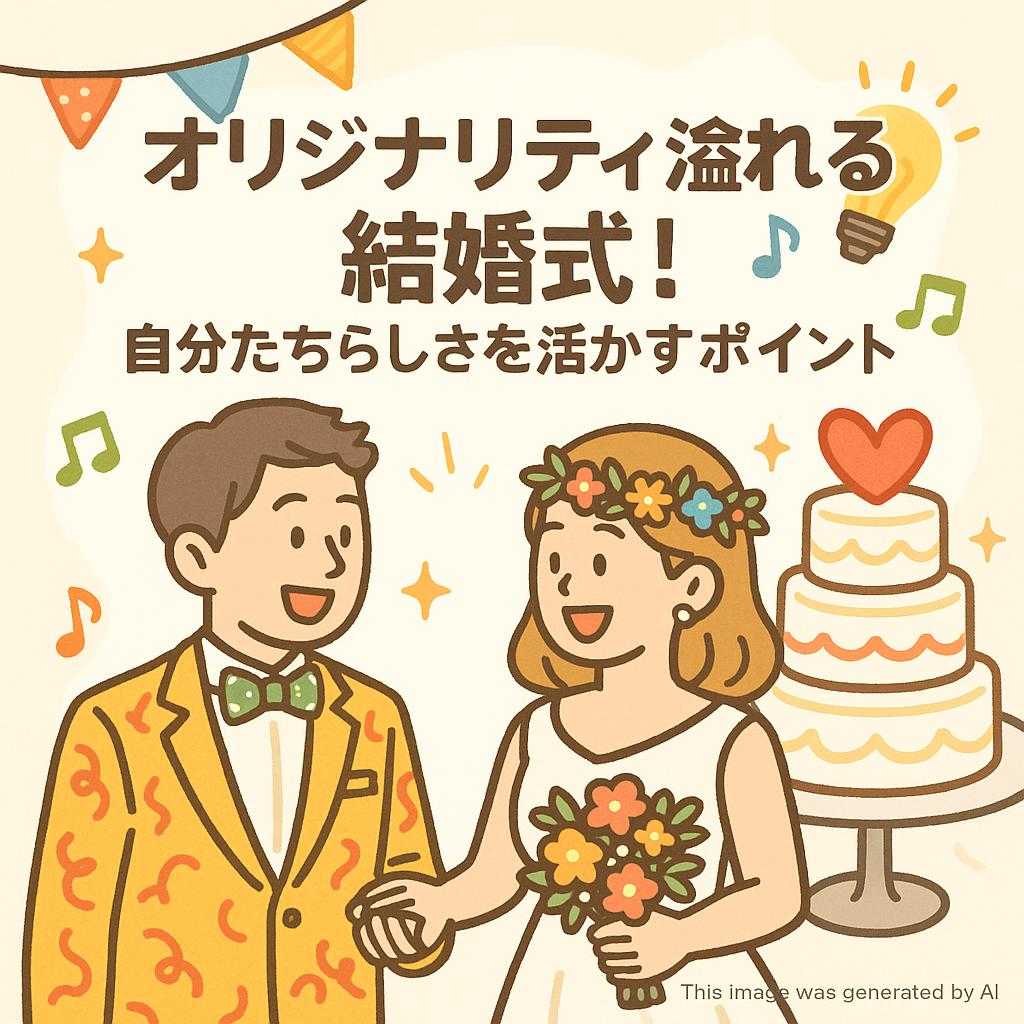 オリジナリティ溢れる結婚式！自分たちらしさを活かすポイント