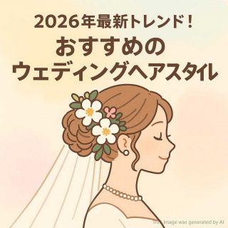 2026年最新トレンド！おすすめのウェディングヘアスタイル