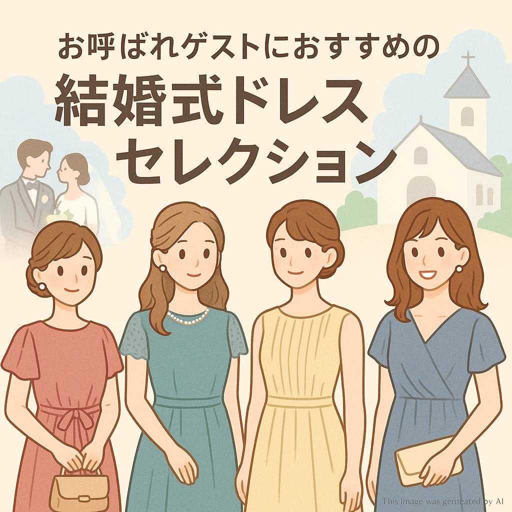 お呼ばれゲストにおすすめの結婚式ドレスセレクション