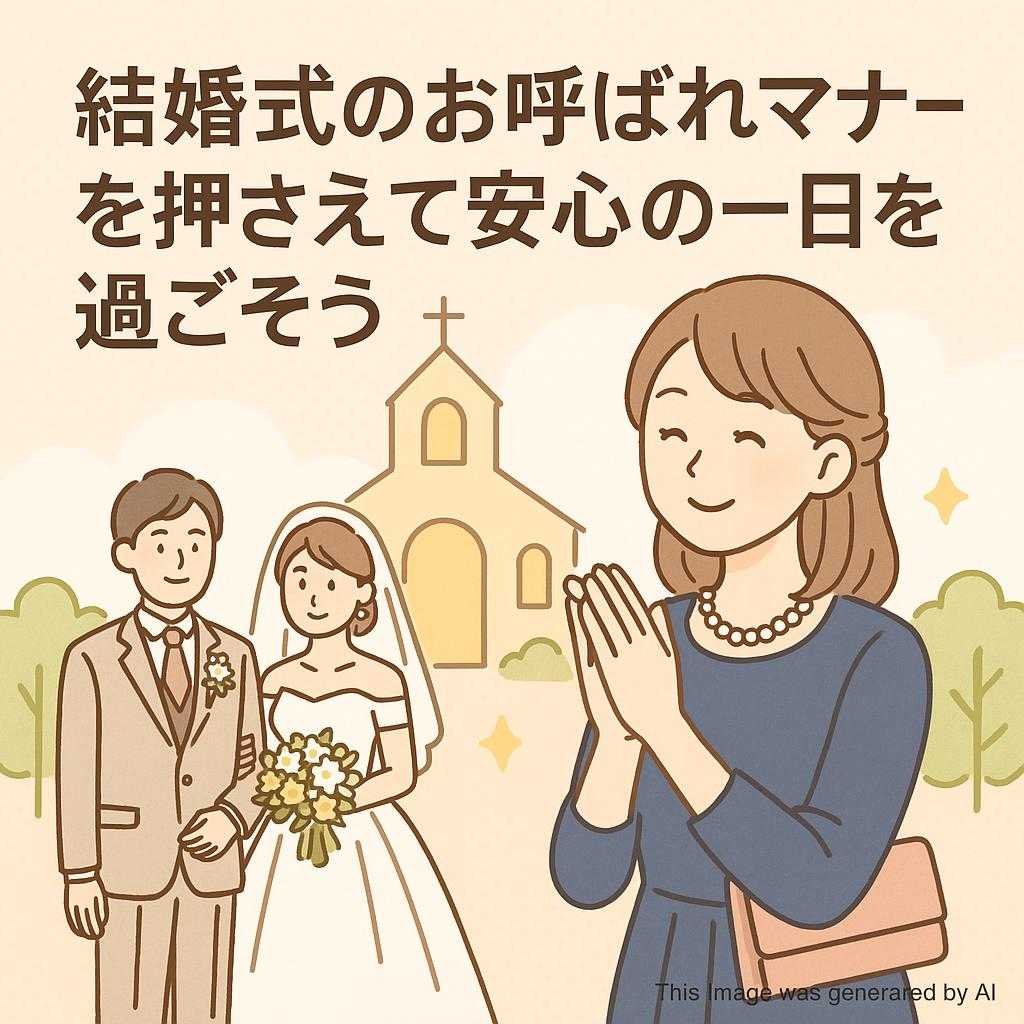 結婚式のお呼ばれマナーを押さえて安心の一日を過ごそう