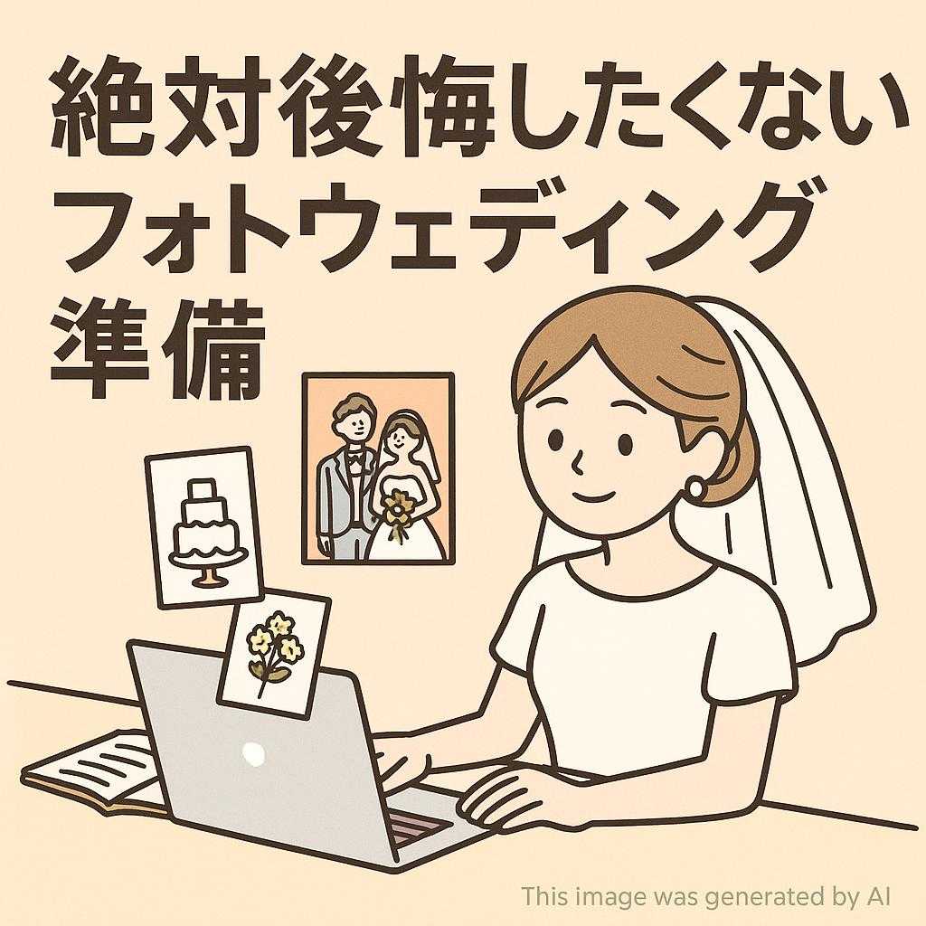 絶対後悔したくないフォトウェディング準備