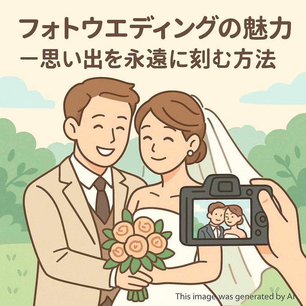 フォトウエディングの魅力—思い出を永遠に刻む方法