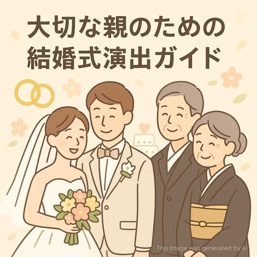 大切な親のための結婚式演出ガイド