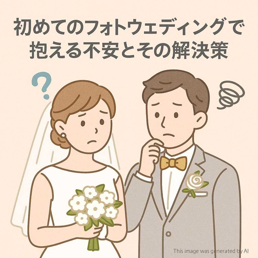 初めてのフォトウェディングで抱える不安とその解決策