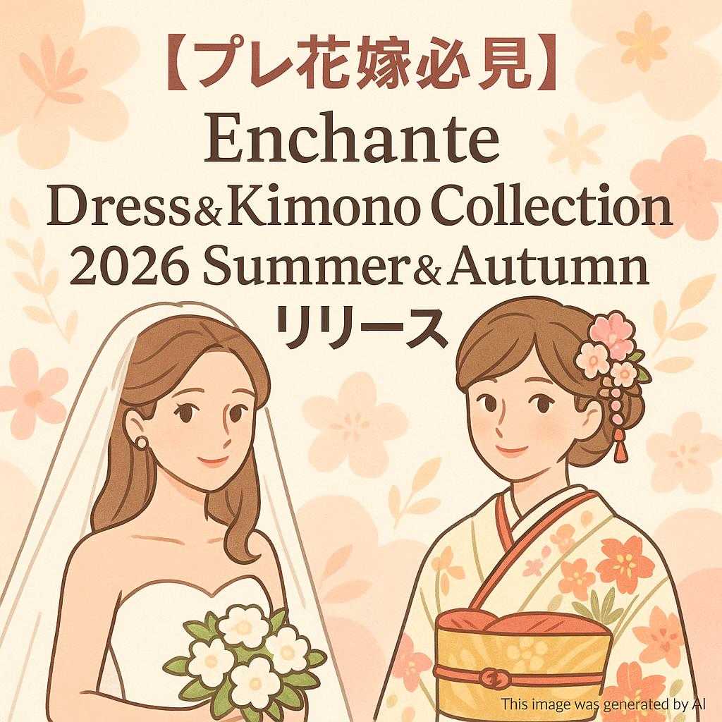 【プレ花嫁必見】Enchante Dress&Kimono Collection 2026 Summer&Autumn リリース