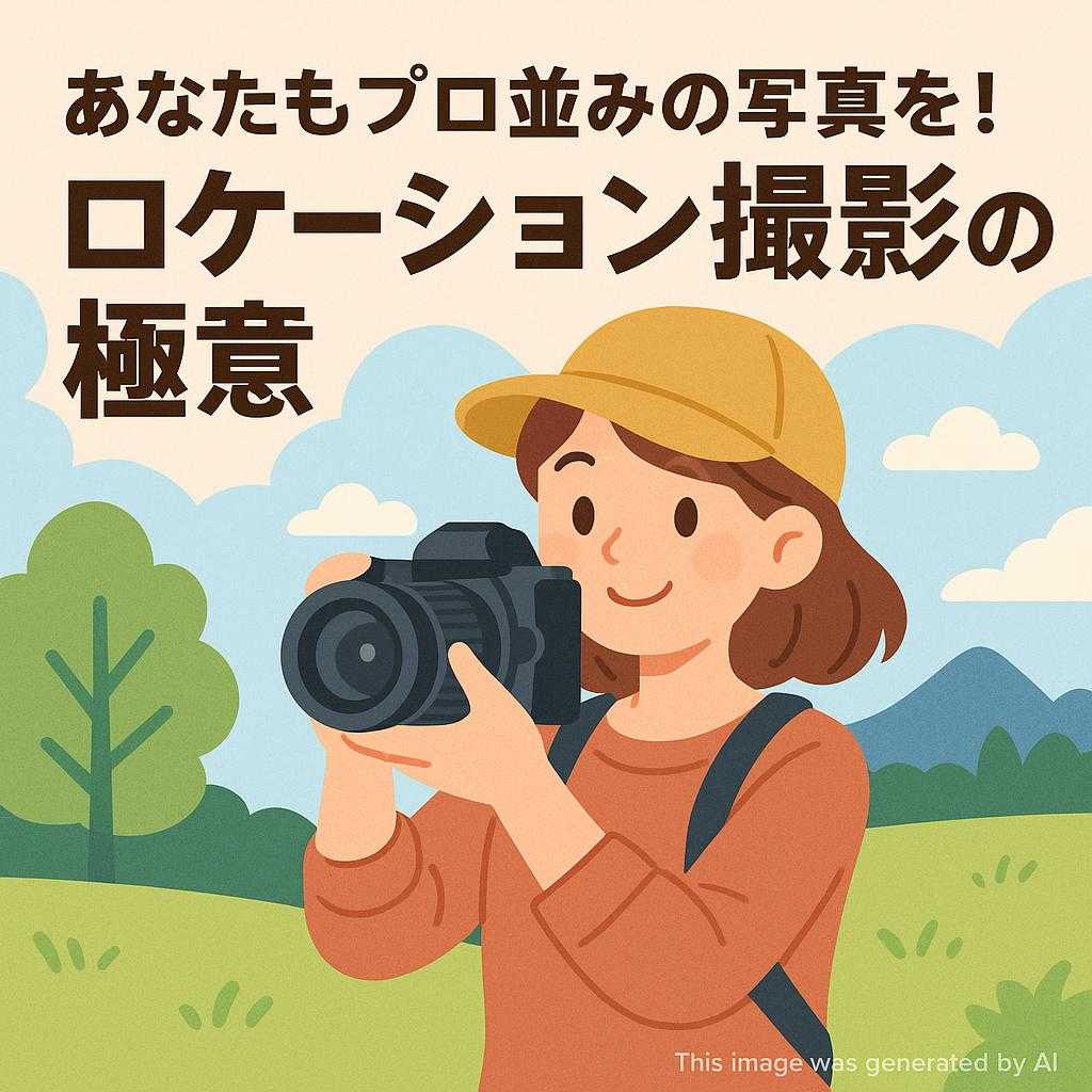 あなたもプロ並みの写真を!ロケーション撮影の極意