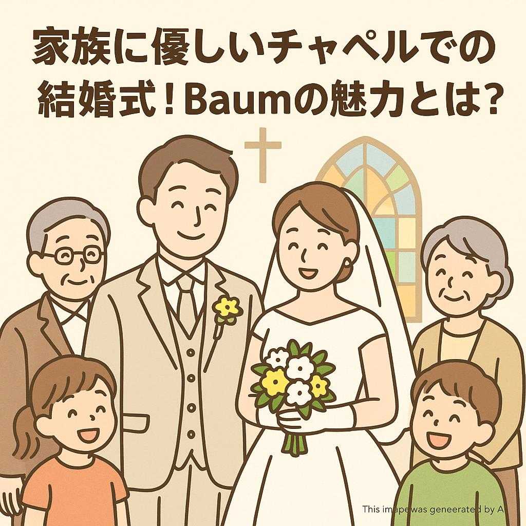 家族に優しいチャペルでの結婚式！Baumの魅力とは？