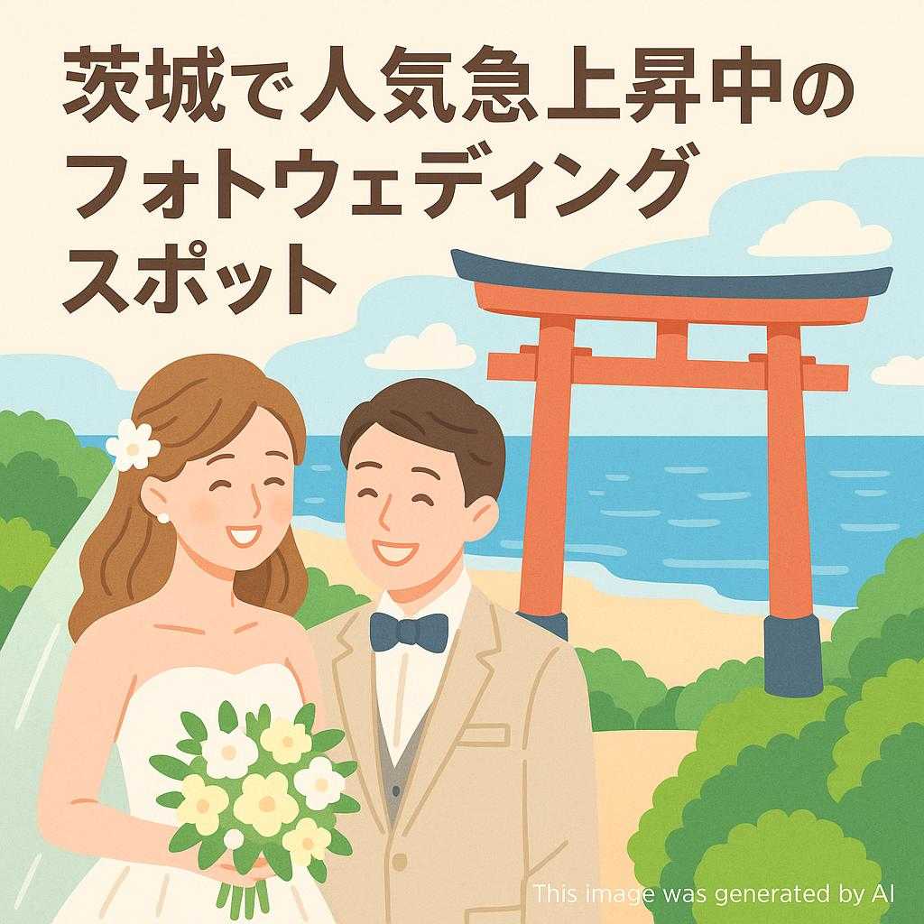 茨城で人気急上昇中のフォトウェディングスポット