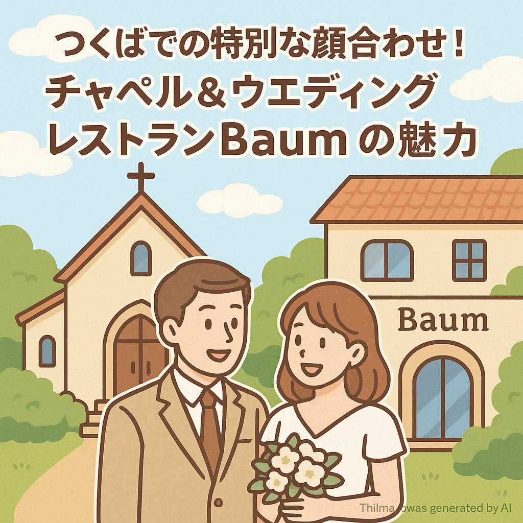 つくばでの特別な顔合わせ!チャペル&ウェディングレストランBaumの魅力