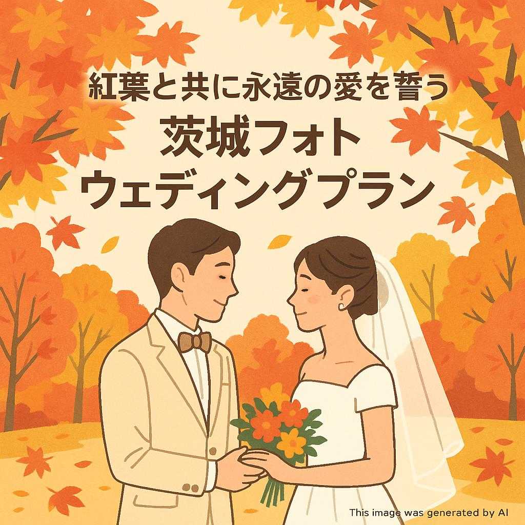 紅葉と共に永遠の愛を誓う 茨城フォトウェディングプラン