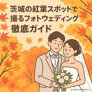 茨城の紅葉スポットで撮るフォトウェディング徹底ガイド