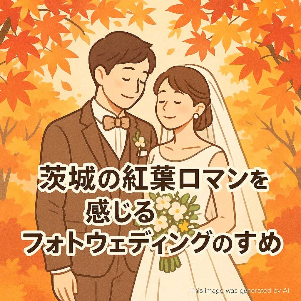 茨城の紅葉ロマンを感じるフォトウェディングのすすめ