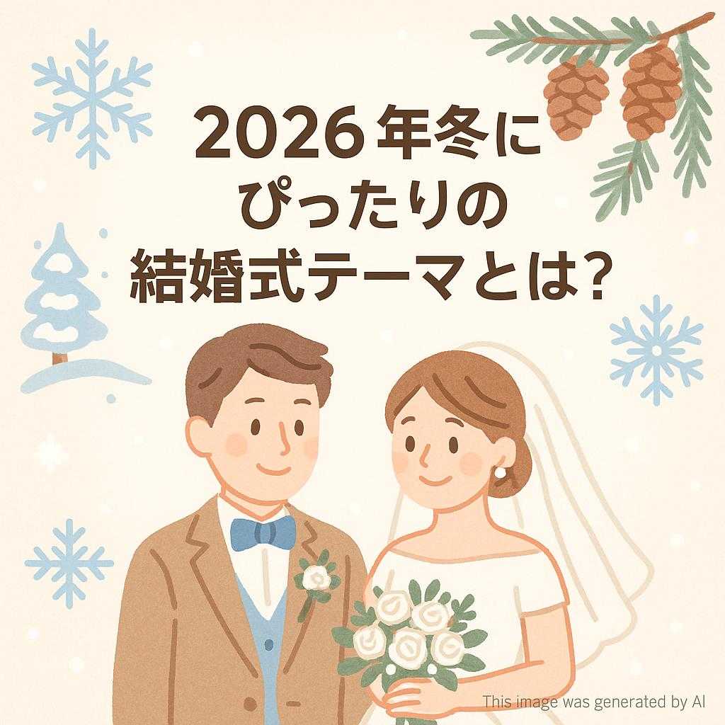 2026年冬にぴったりの結婚式テーマとは？