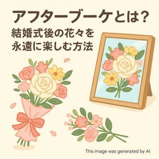 アフターブーケとは？結婚式後の花々を永遠に楽しむ方法