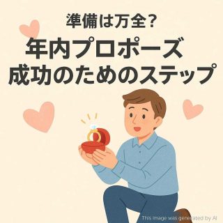 準備は万全？年内プロポーズ成功のためのステップ
