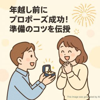 年越し前にプロポーズ成功！準備のコツを伝授