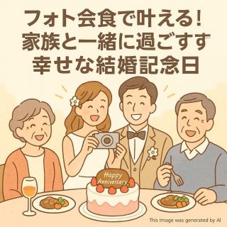フォト会食で叶える！家族と一緒に過ごす幸せな結婚記念日