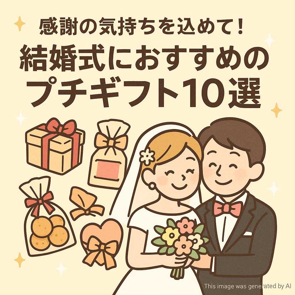 感謝の気持ちを込めて!結婚式におすすめのプチギフト10選