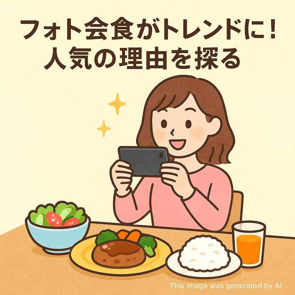 フォト会食がトレンドに!人気の理由を探る