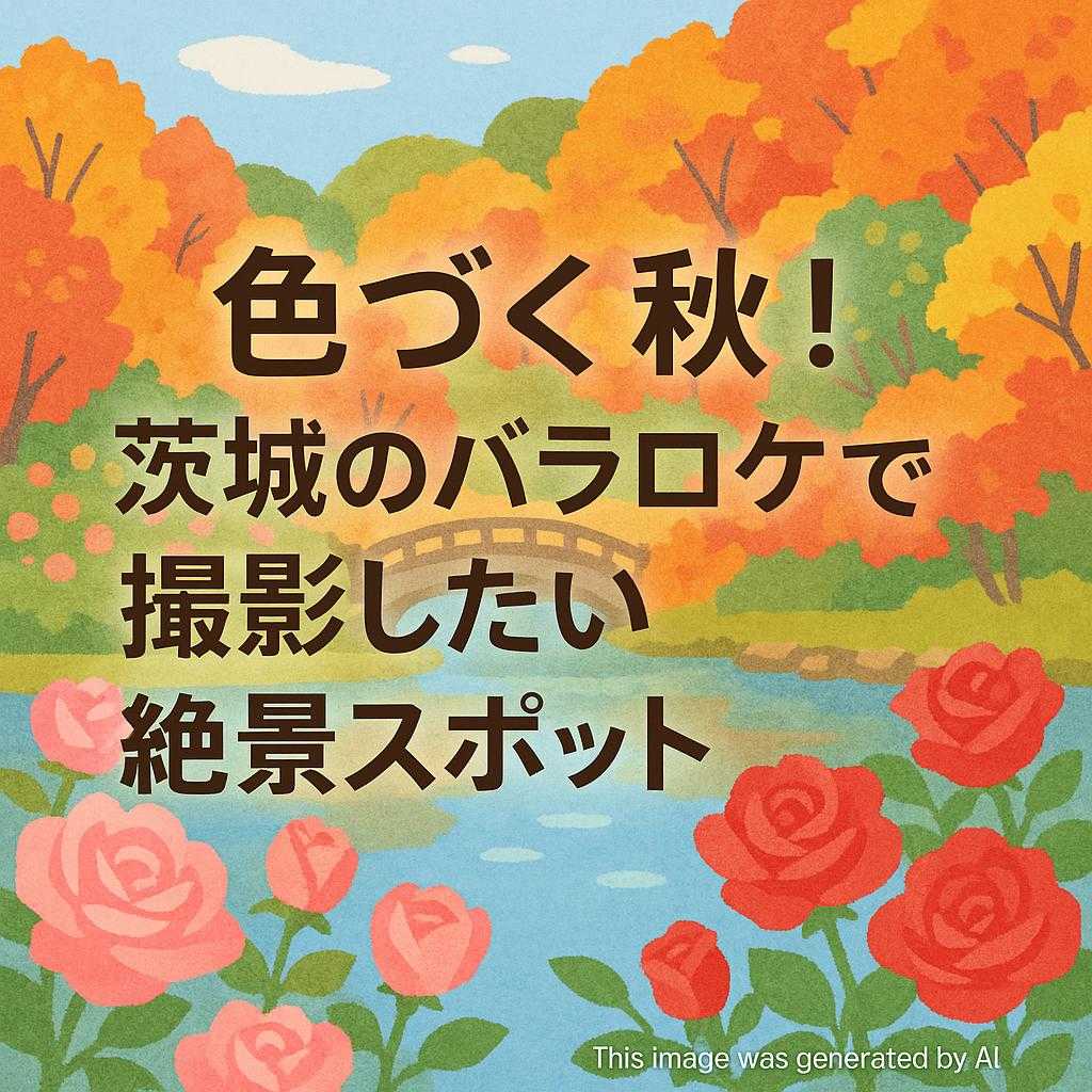 色づく秋！茨城のバラロケで撮影したい絶景スポット